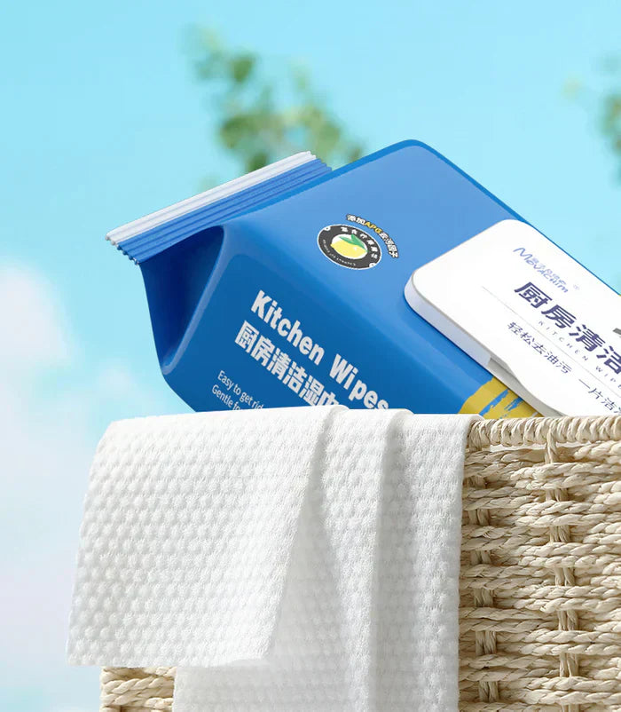 Tisu Basah Dapur (80pcs) - Kitchen Cleaning Wipes