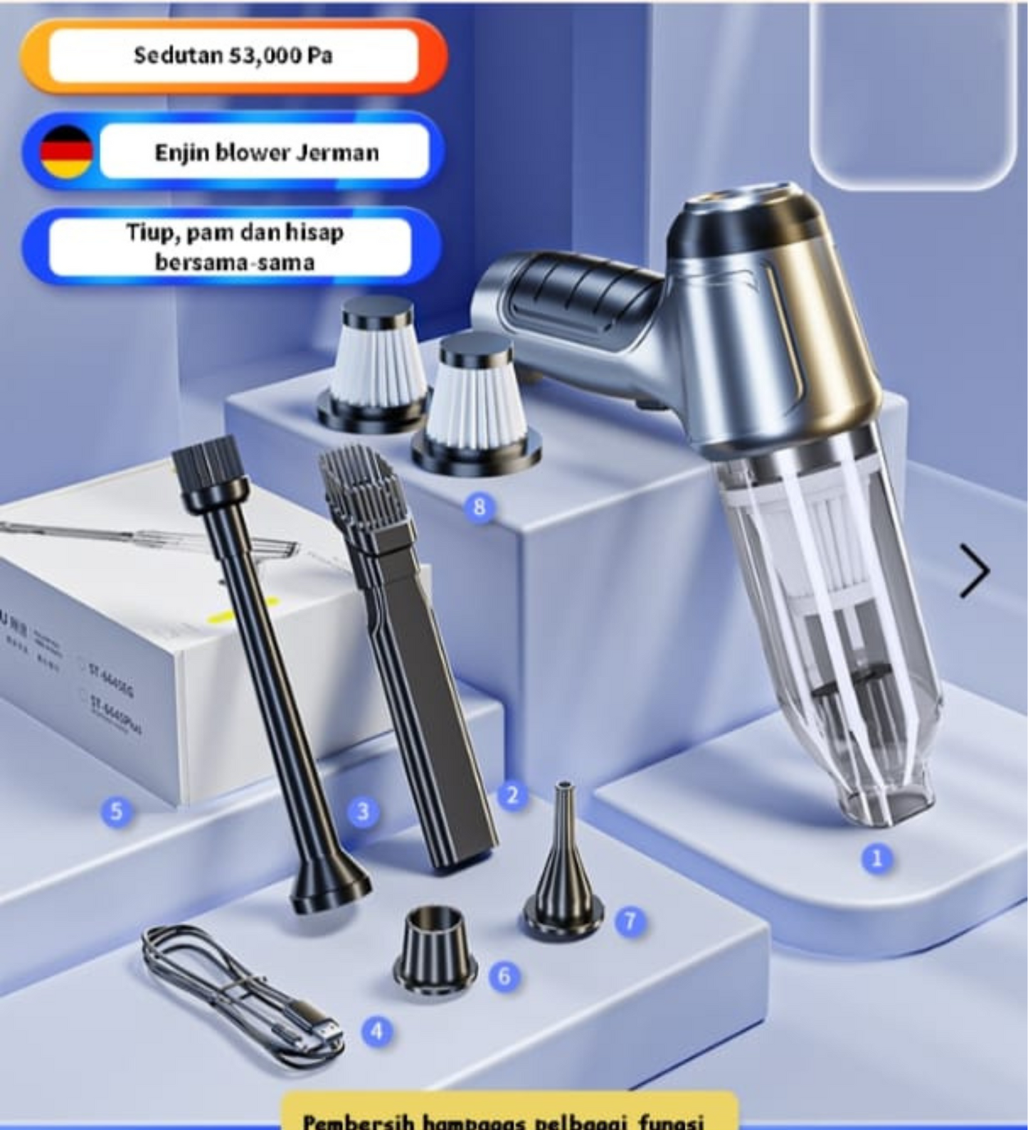 Pembersih Vakum Super Kuat - Promo 50% Today