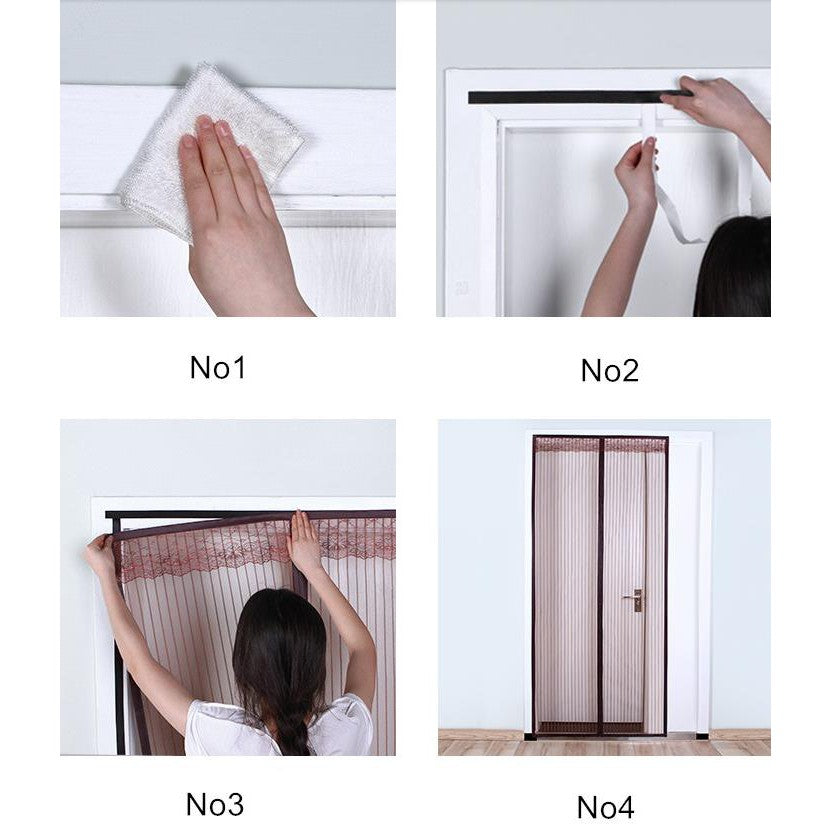 Tirai magnetik anti Nyamuk - Promo 50% Today