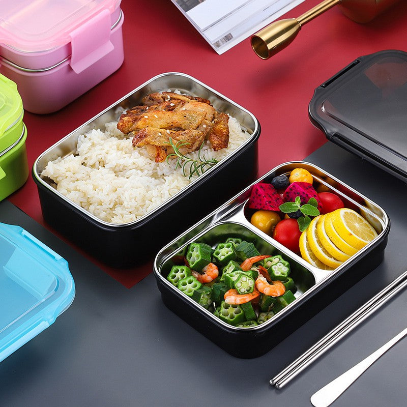 Stainless Steel 2 Layer Lunch box GTEX - Promo 50% Today
