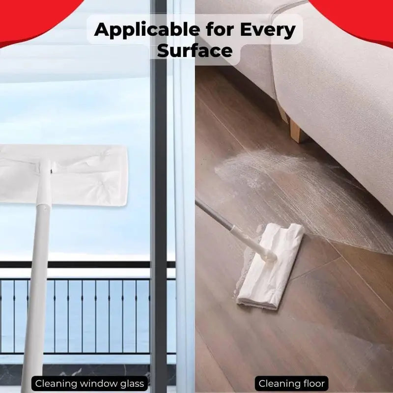 Mop Tisu Lantai 2in1 (Free Wet and Dry Wipes)